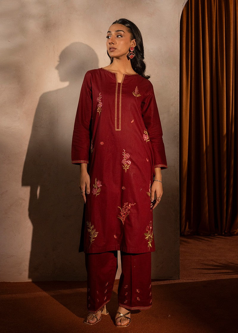 Kross Kulture Embroidered Lawn Cotton Suit KE 01476 ST Women 2pcs