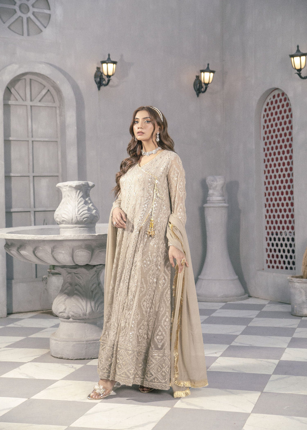 Manahils KURTI 099 SAND OASIS Women 3pcs