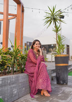 Rangoon Clothing Qurbat Teapink Women 3pcs