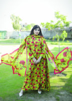 Stitch Vibes Pistachio Green Dress Women 3pcs