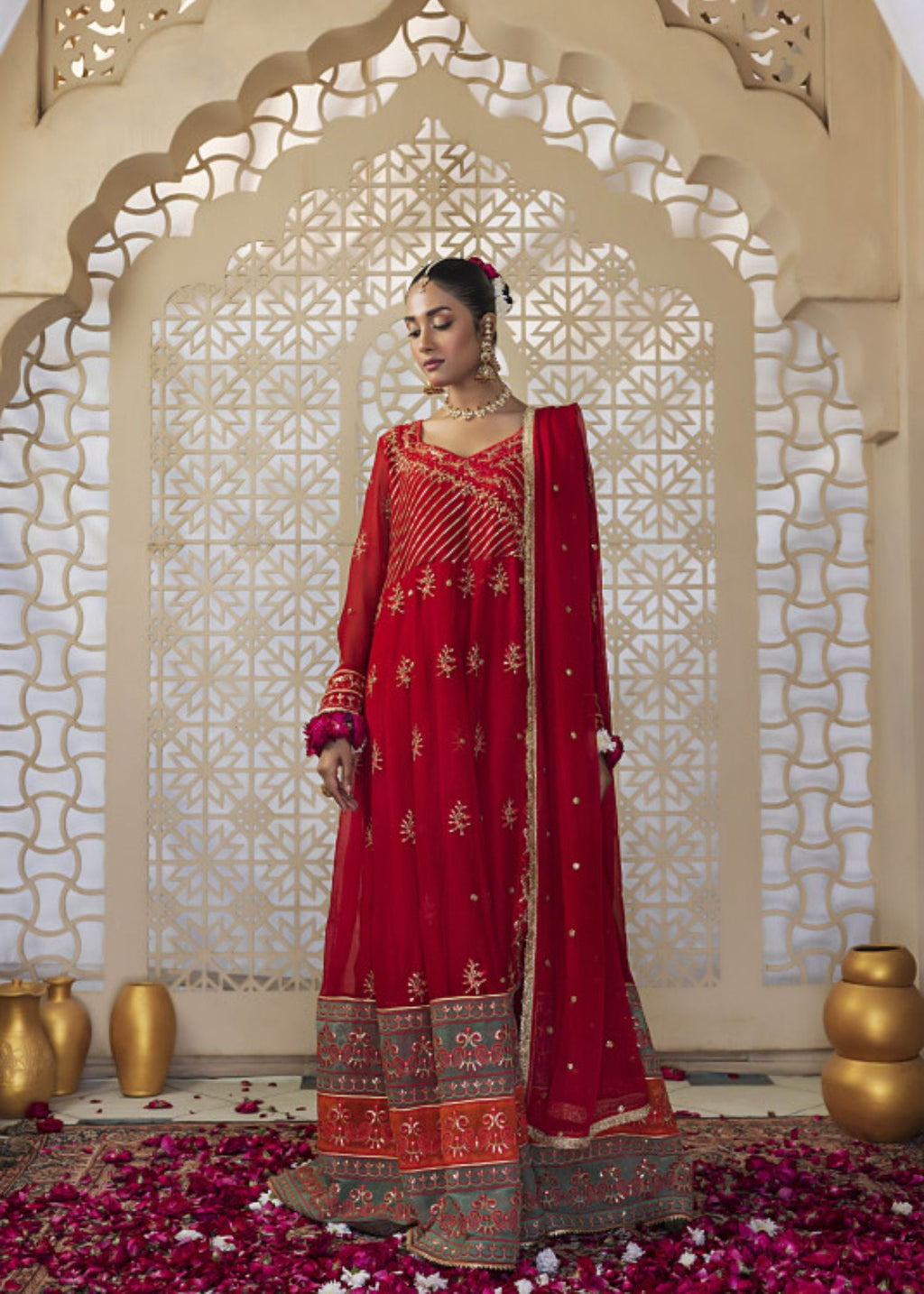 Meeraki Surkhaab Women 3pcs