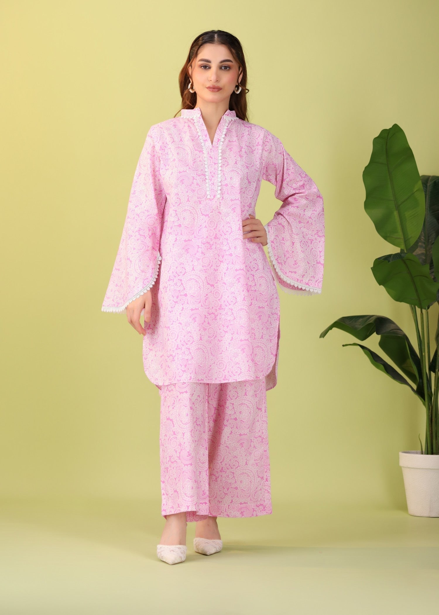 Mhw pastel pink Women 2pcs