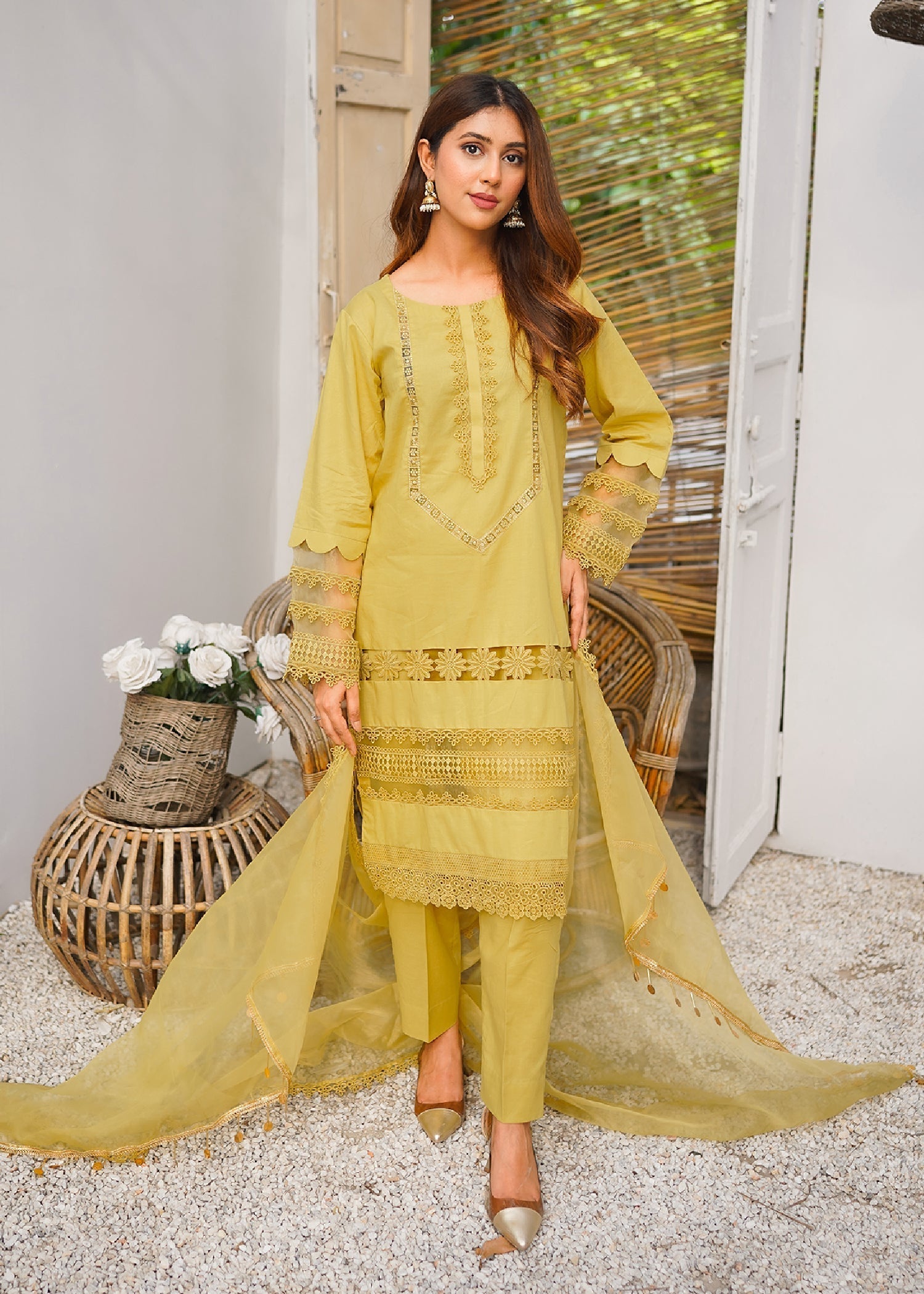 Tassawur Olive Blush Women 3pcs