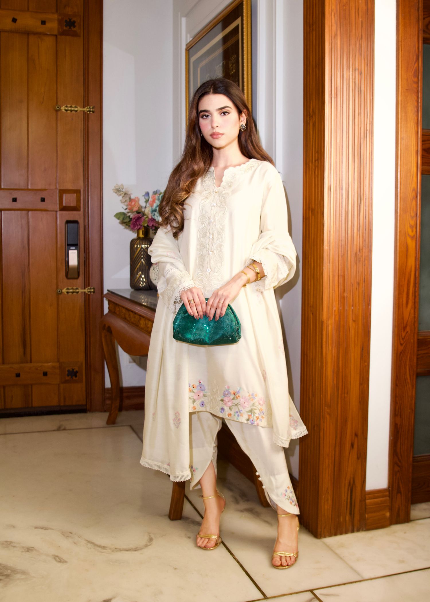 Maroon By Iqra Chaudhry BOTANICAL CANVAS Women 3pcs