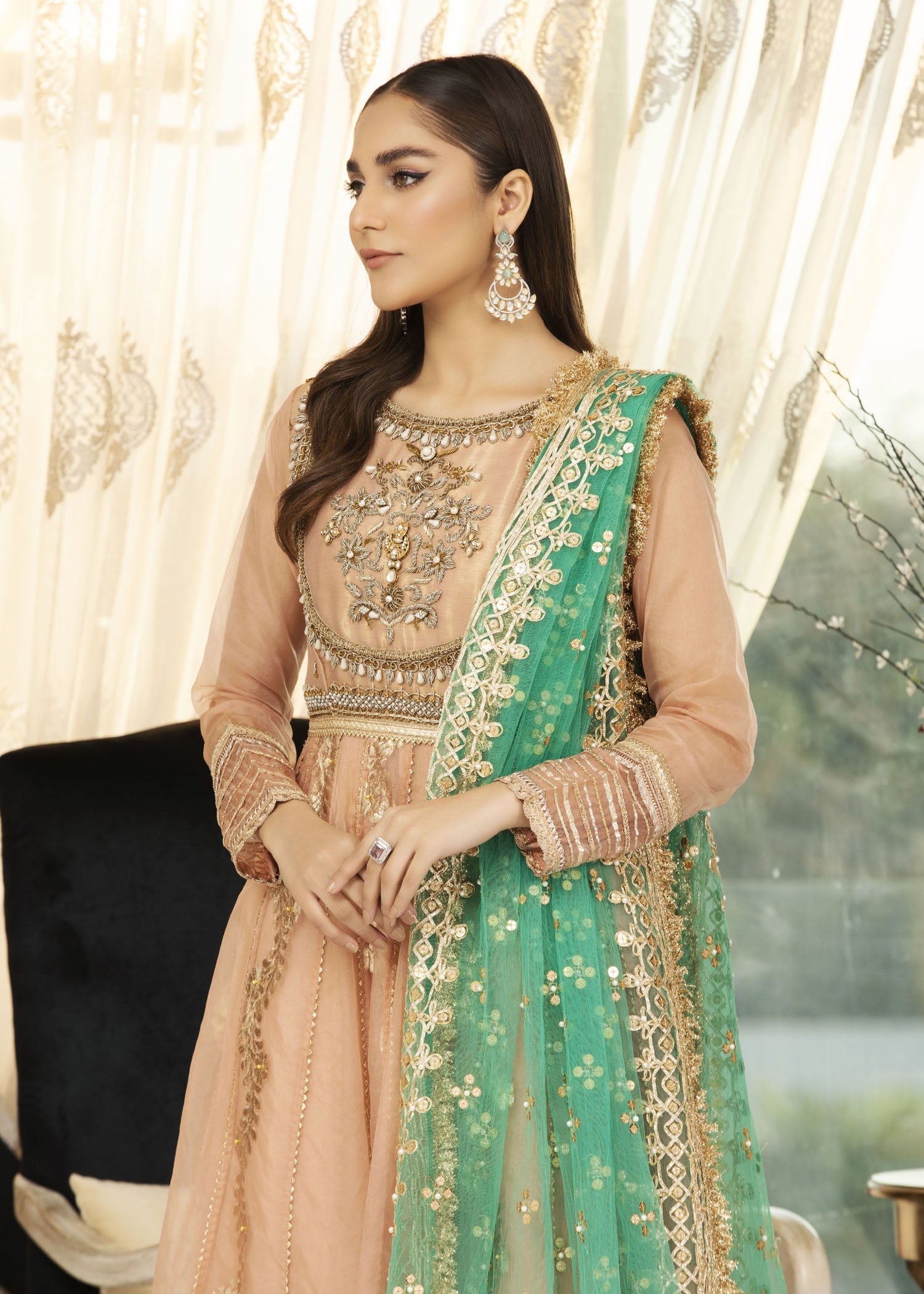 Khuda Baksh Creations Z 294 Pink Women 3pcs