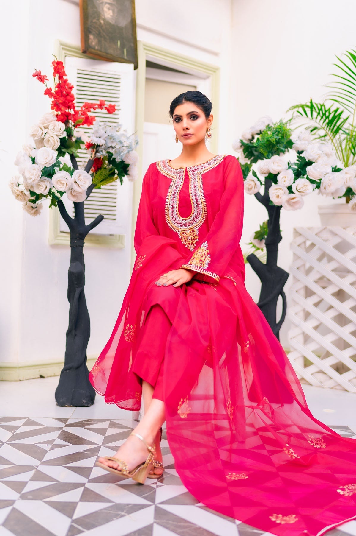 Pirzada Shaheryar Khan Blissful Rose Women 4pcs