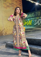 Tehzeeb Libas GUL BAHAAR DIGITAL CORD SET Women 2pcs