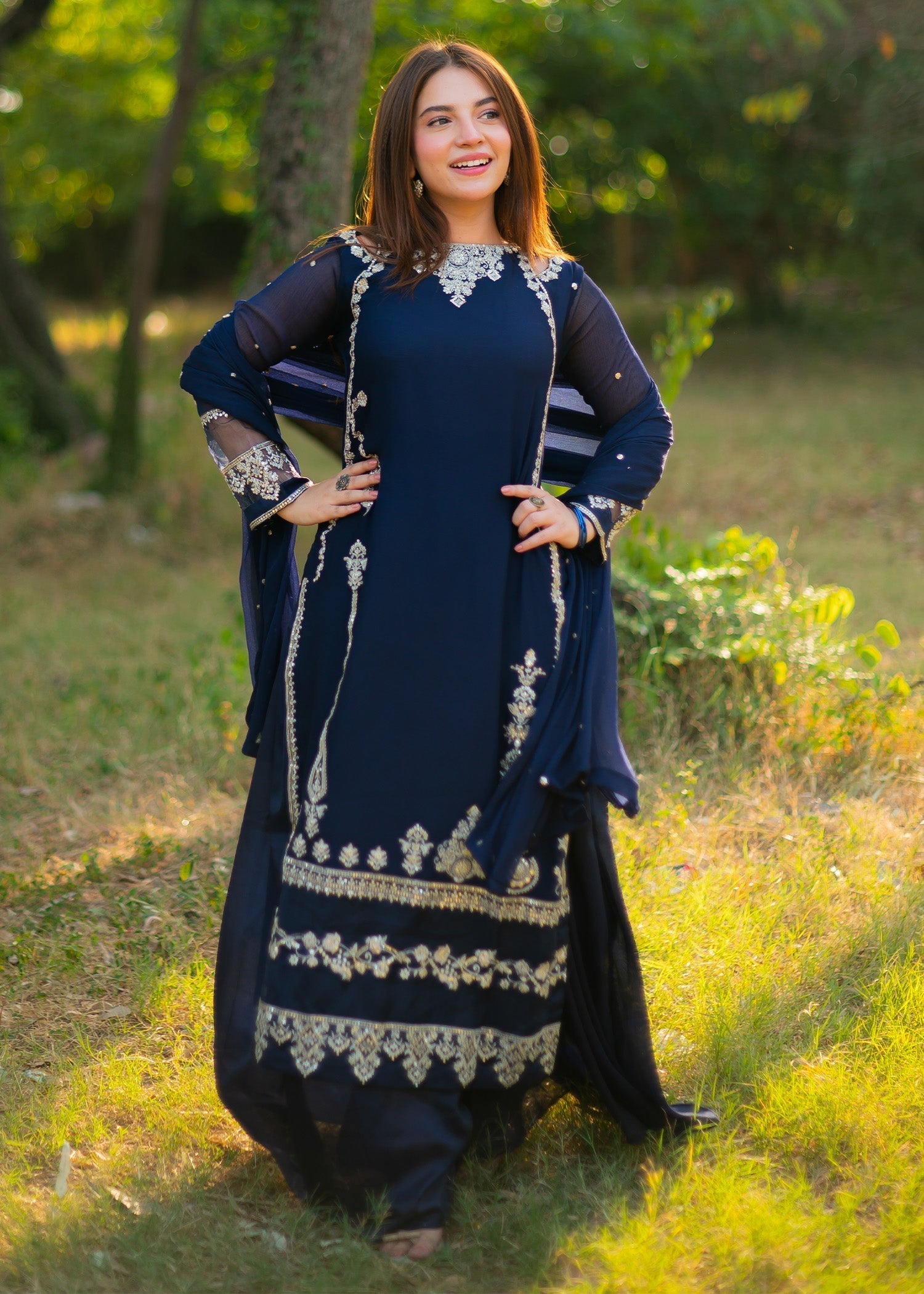 Agha Jaan Zarpash Women 3pcs
