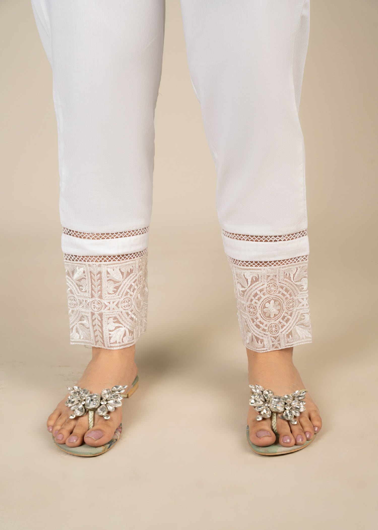 Punkh Trouser CT 60 White Women 1pcs