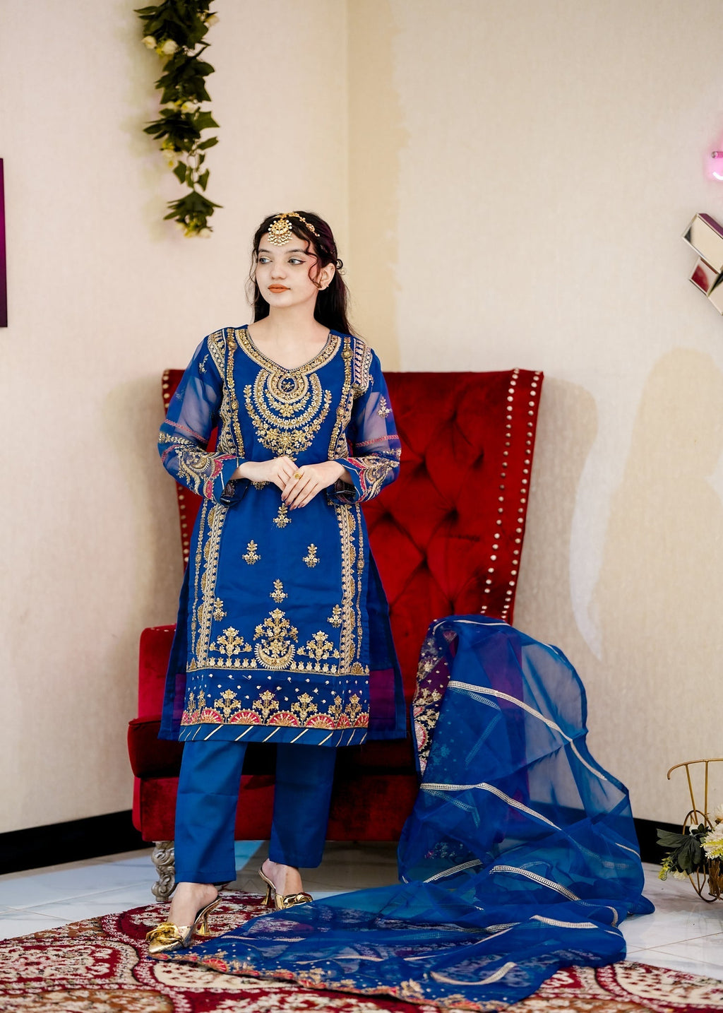 Four Season Boutique SHABNAM ZINC Women 3pcs