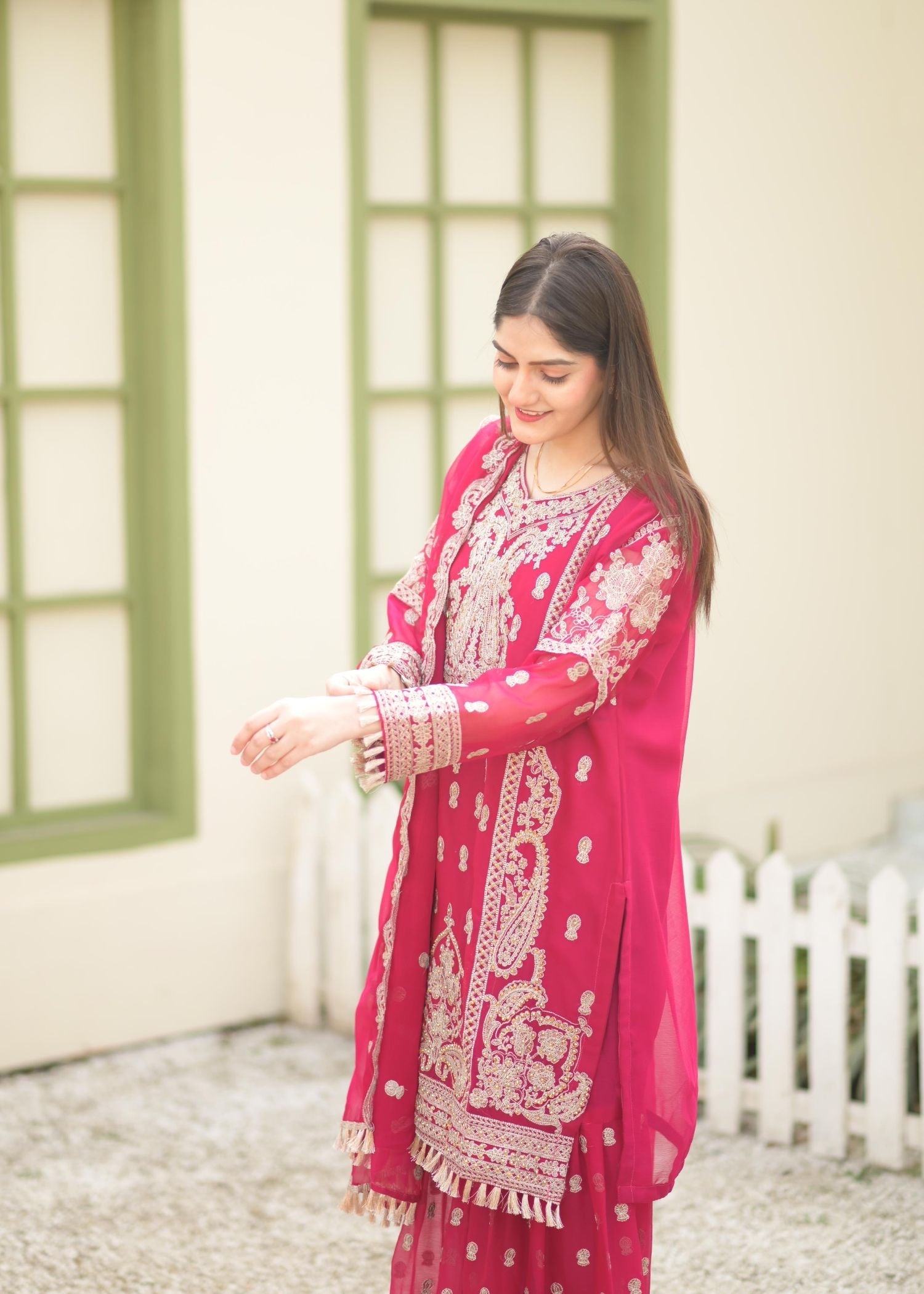 Rangoon Clothing Safeen HotPink Women 3pcs
