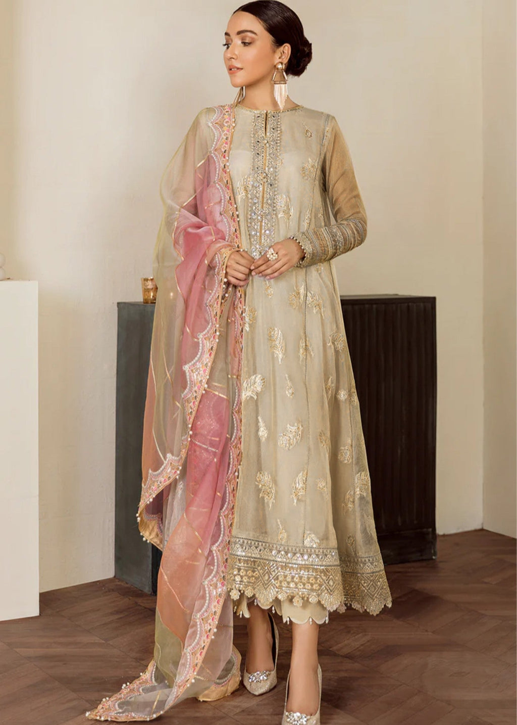 Baroque BQU EMBROIDERED MASOORI PR 438(S) Women 3pcs