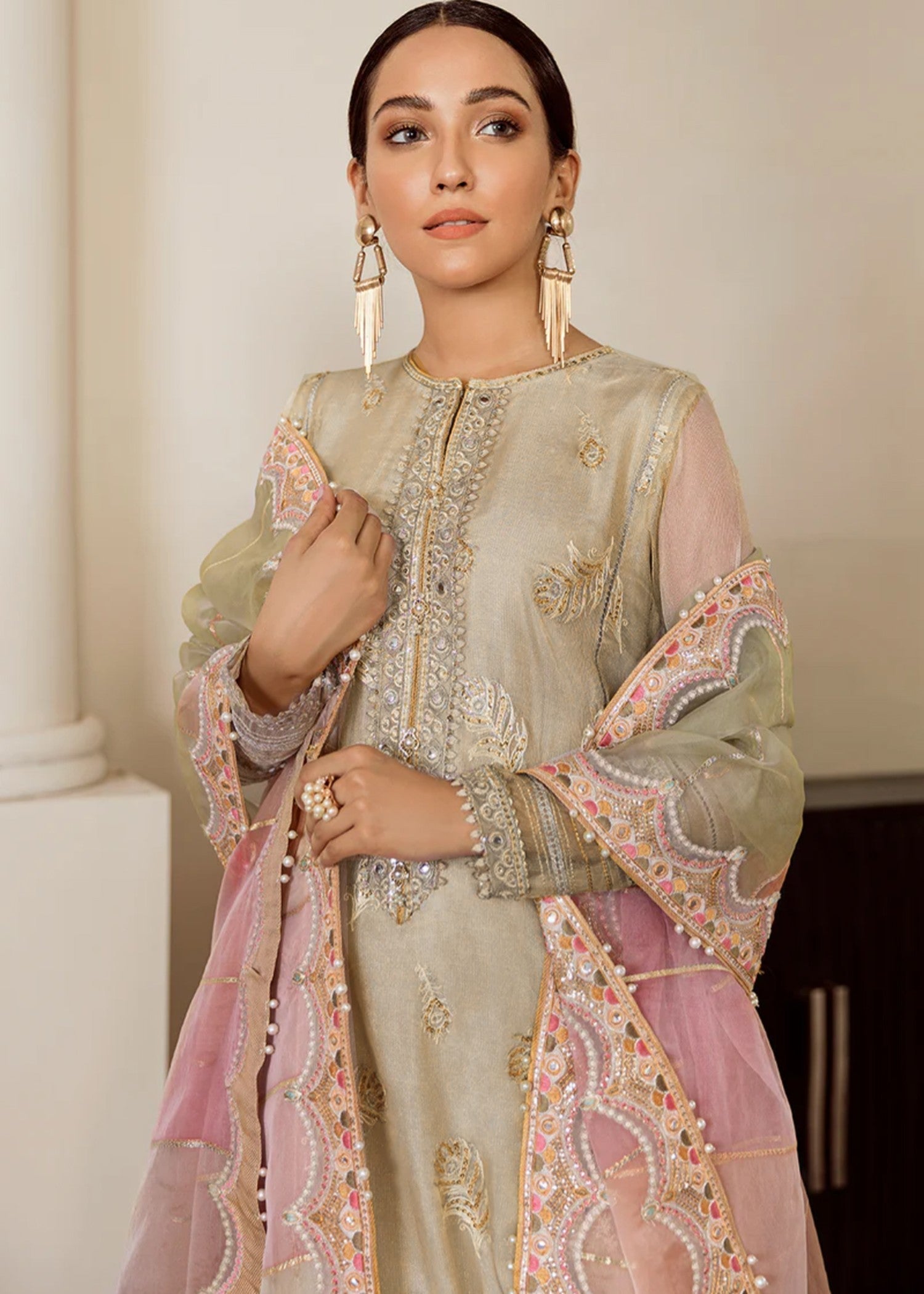 Baroque BQU EMBROIDERED MASOORI PR 438(S) Women 3pcs