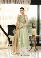 Khuda Baksh Creations Z 294 Sea Green Women 3pcs