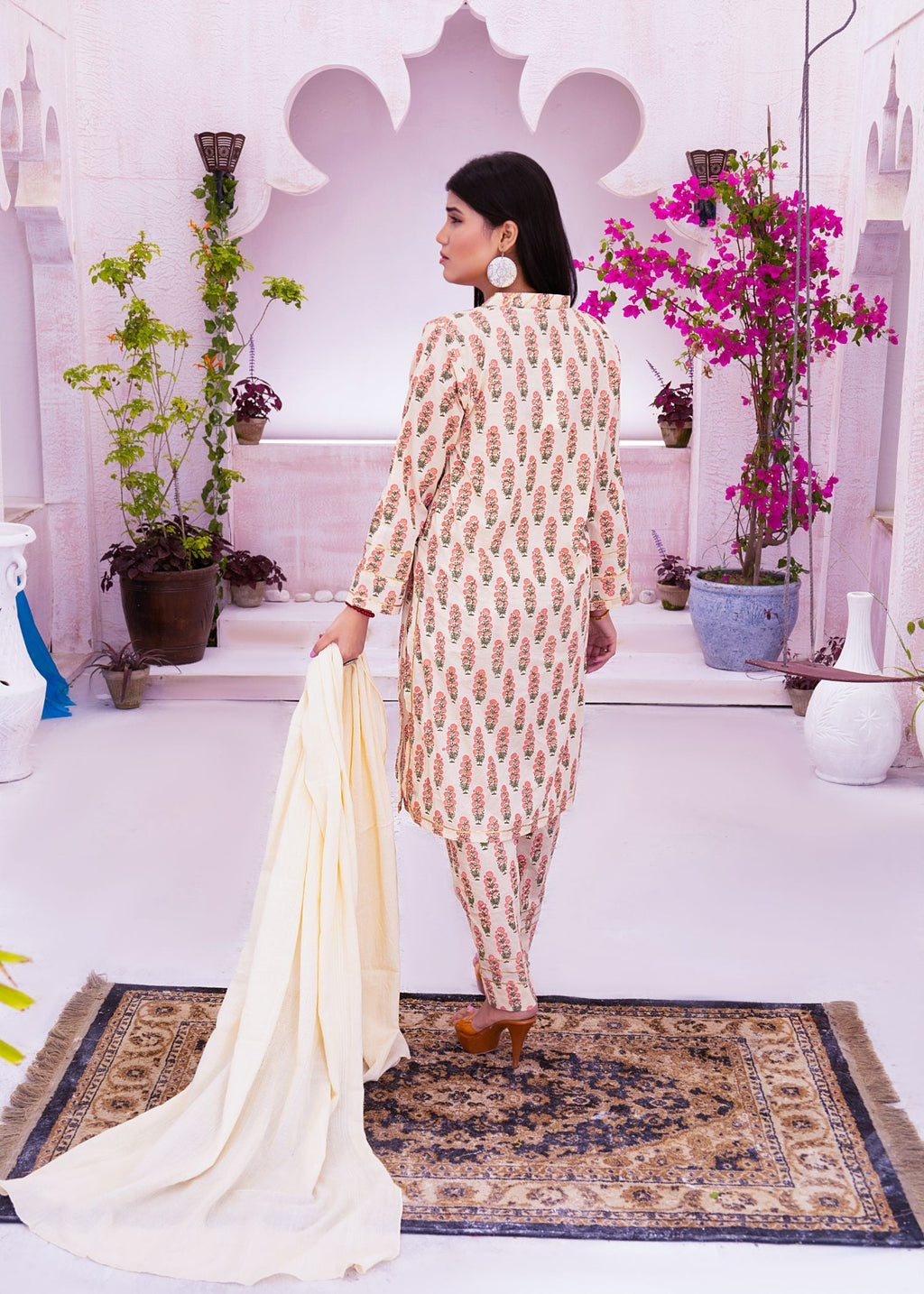 Alsiyab Soha Beige Women 3pcs