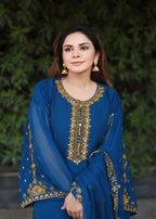 Four Season Boutique Lacha Tulip Zinc Blue Women 3pcs