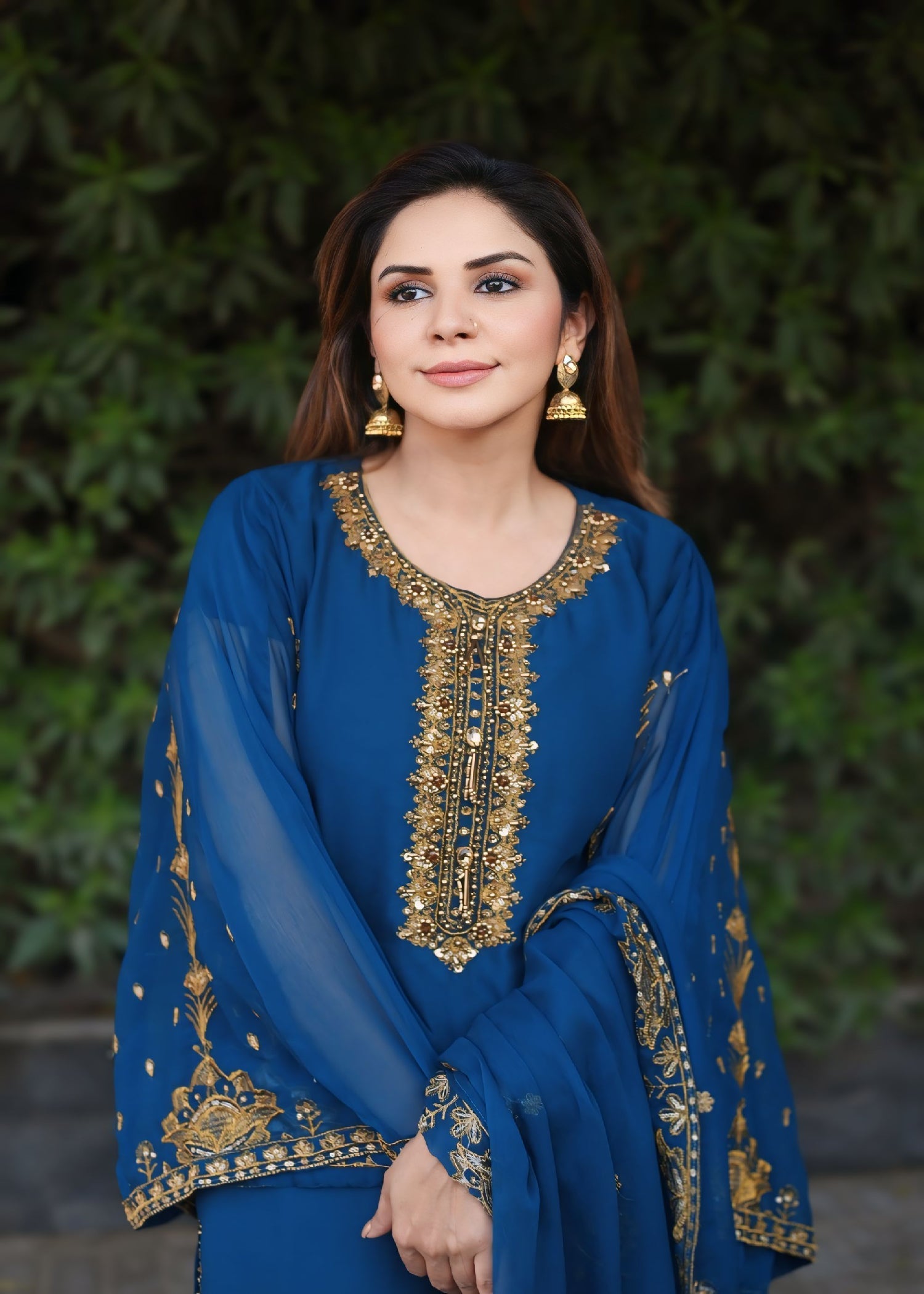 Four Season Boutique Lacha Tulip Zinc Blue Women 3pcs