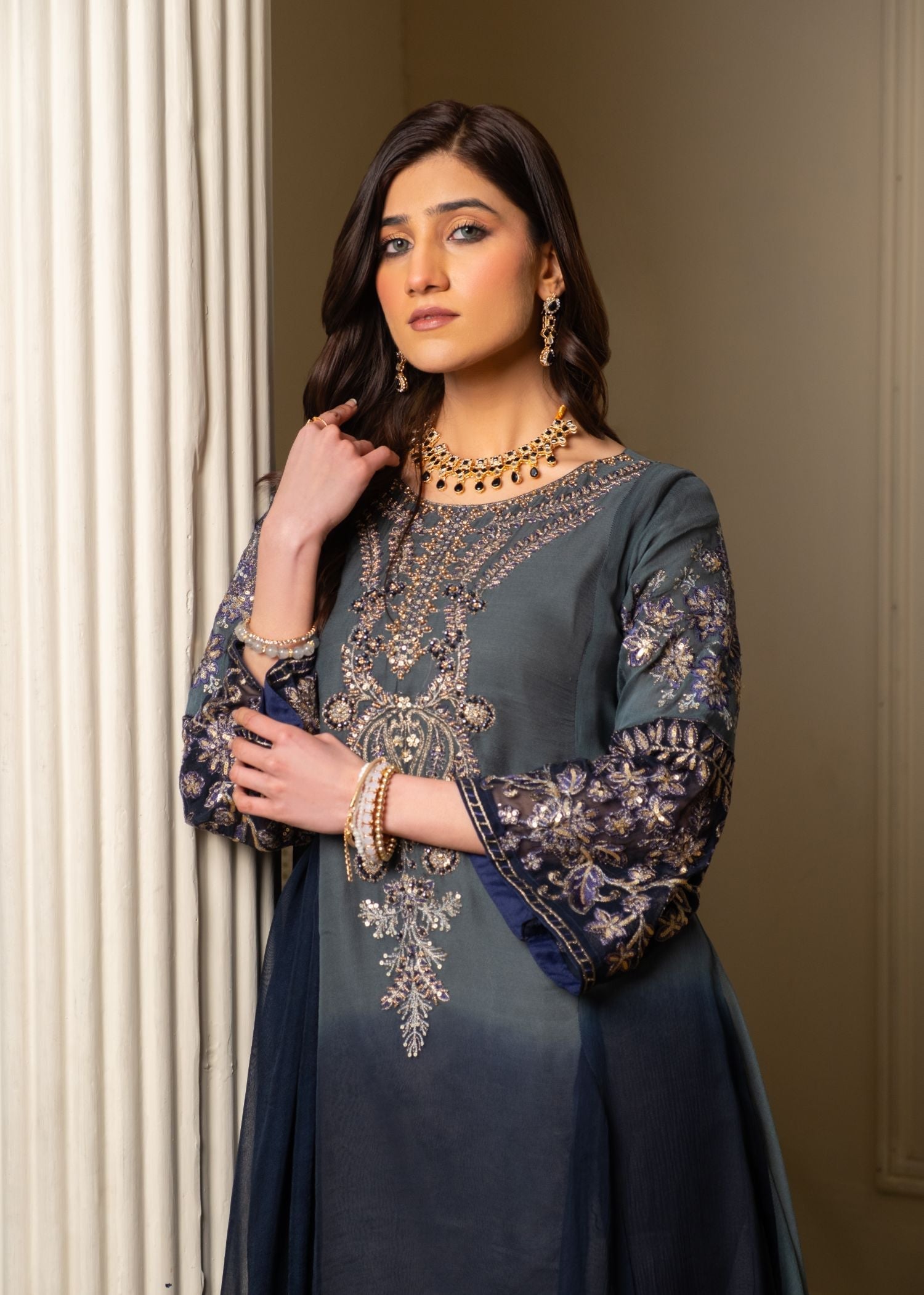 Pehnawa By Bin Akram’s TWILIGHT ELEGANCE CHIFFON Women 3pcs