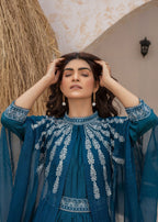 Pehnawa By Bin Akram’s KAFCUT MAXI TEAL Women 3pcs