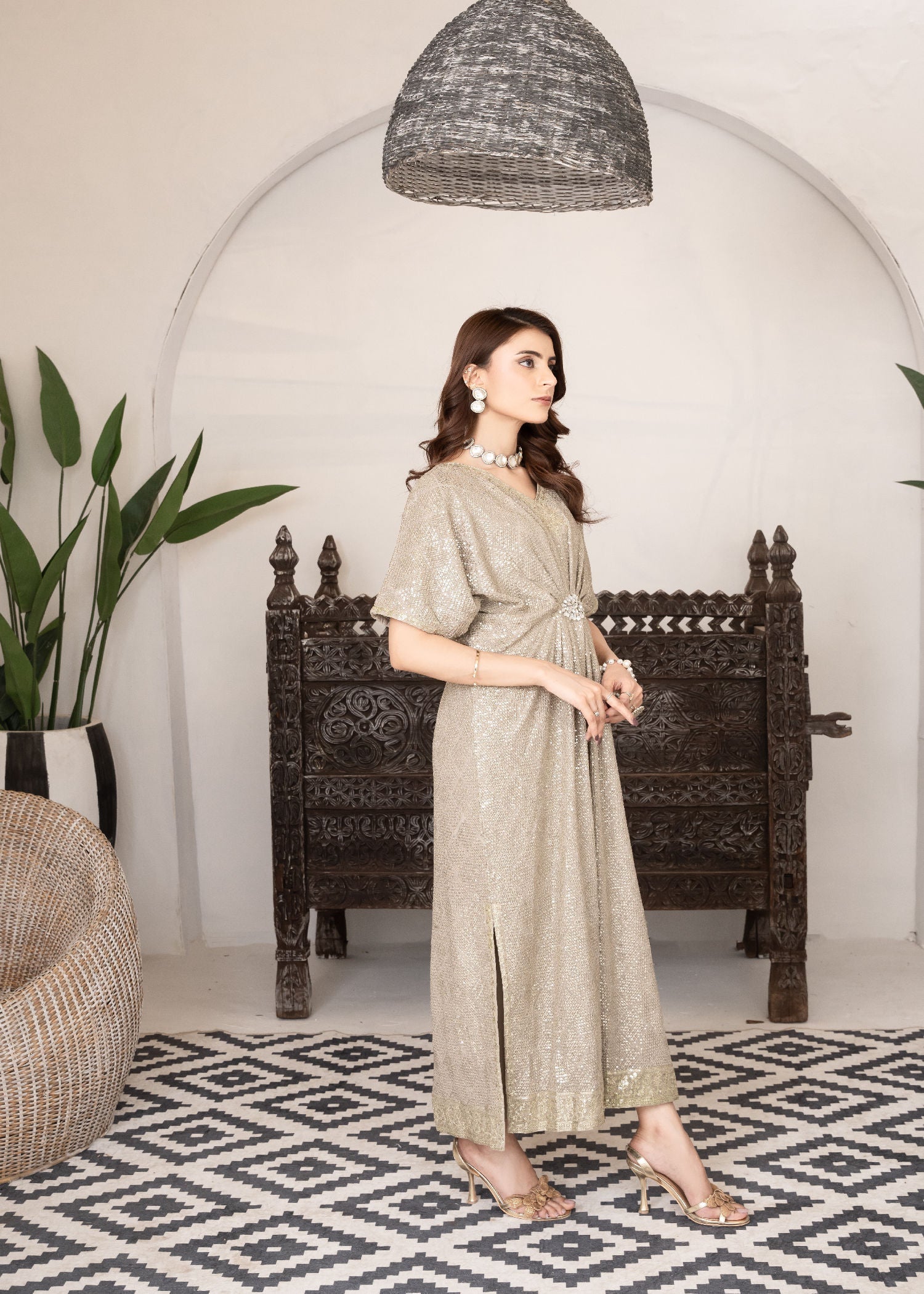 Manahils WA 03 BEIGE Women 2pcs