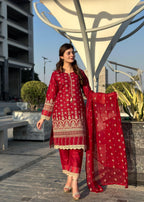 Rangoon Clothing Sleein Maroon Women 3pcs