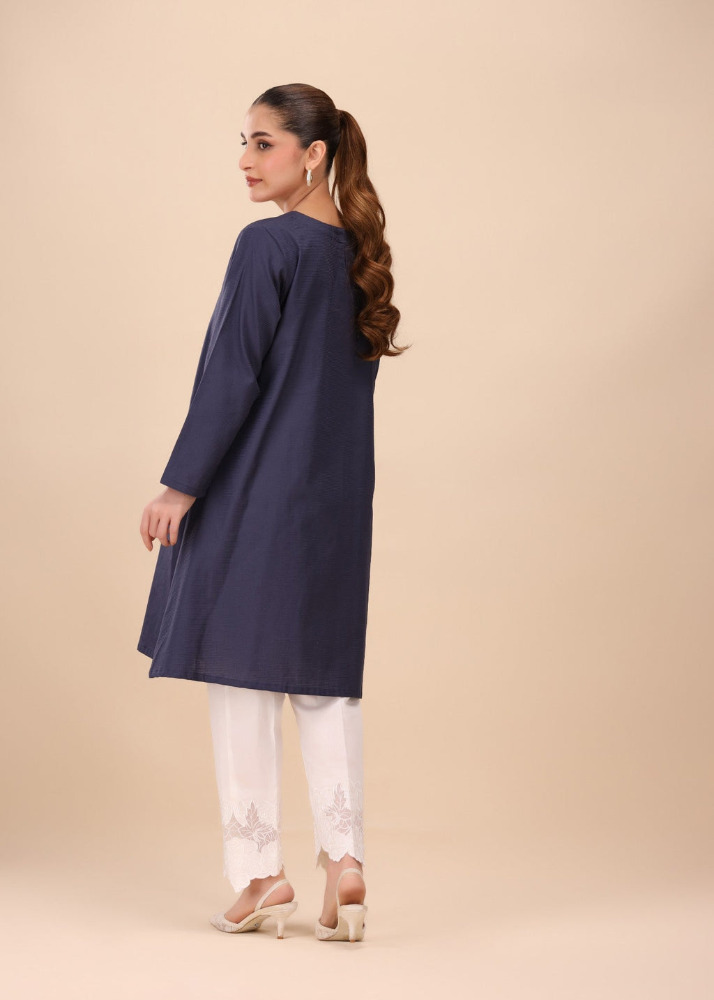 Mhw Flared Navy Tunic Women 1pcs
