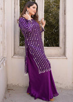 Rangoon Clothing Taabir Purple Women 3pcs