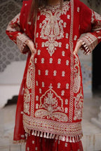 Rangoon Clothing Safeen Maroon Women 3pcs