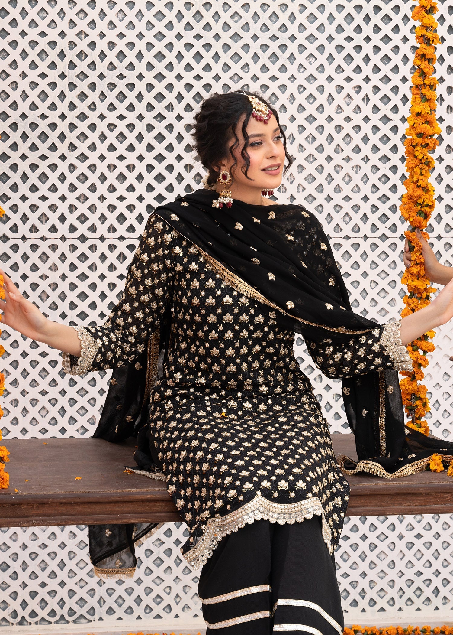 Misl Naina Black Women 3pcs