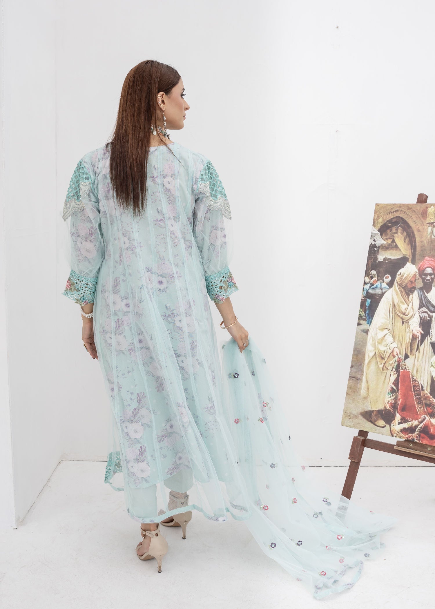 Manahils NPG 47 POWDER BLUE Women 3pcs