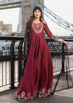 Meem Designs Maroon (Farock) Women 3pcs