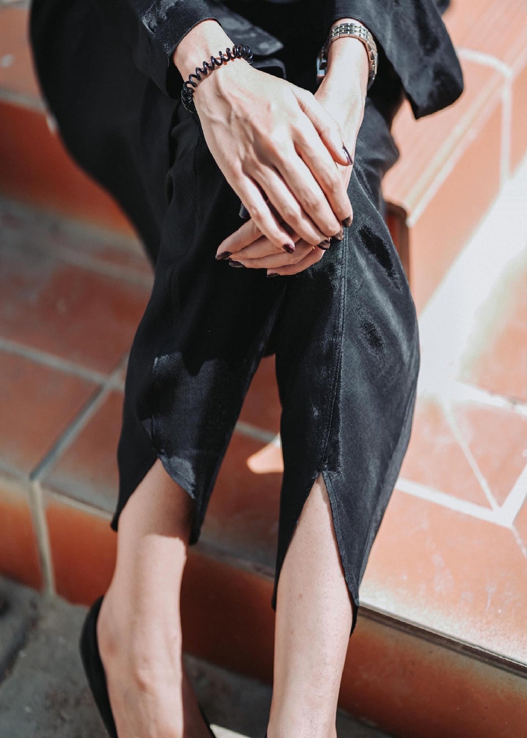 Zauk Black Two Piece Dress Women 2pcs