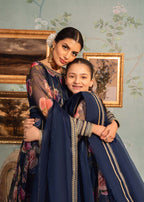 Rang-e-Haya Zaafia (Navy Blue) Women 4pcs
