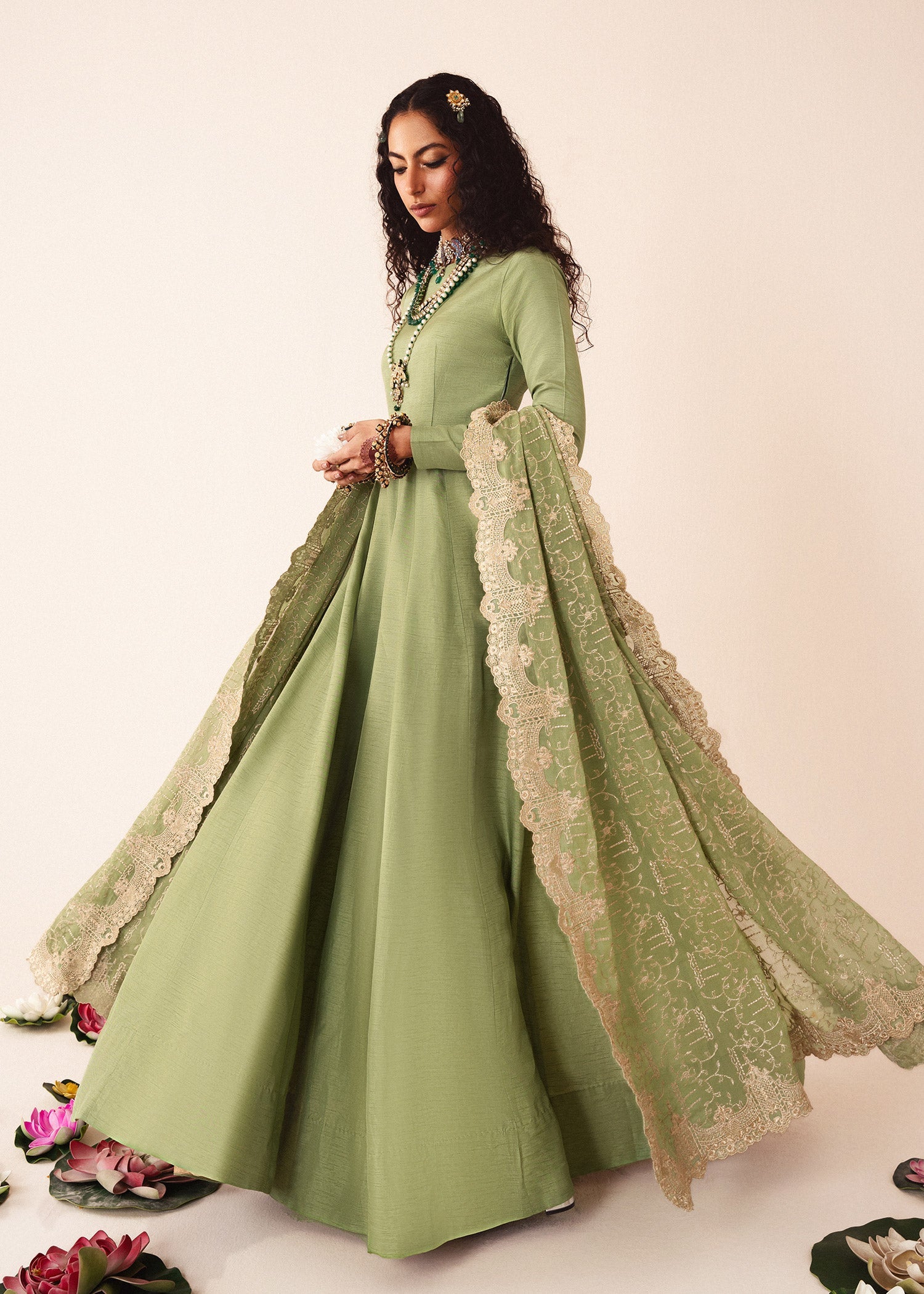 Rang-e-Haya Olivia (Olive green) Women 3pcs