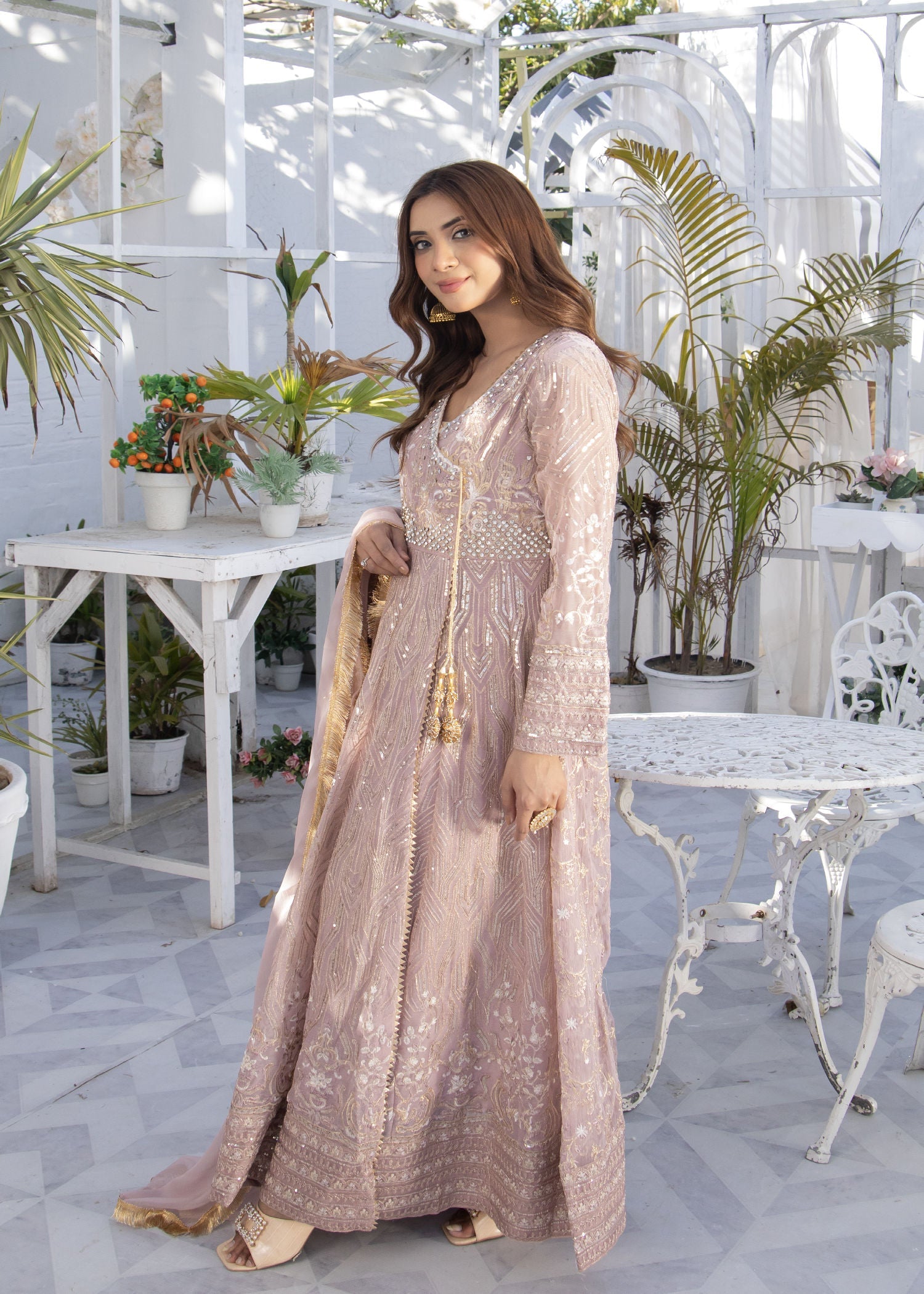 Manahils KURTI 105 LILAC Women 3pcs