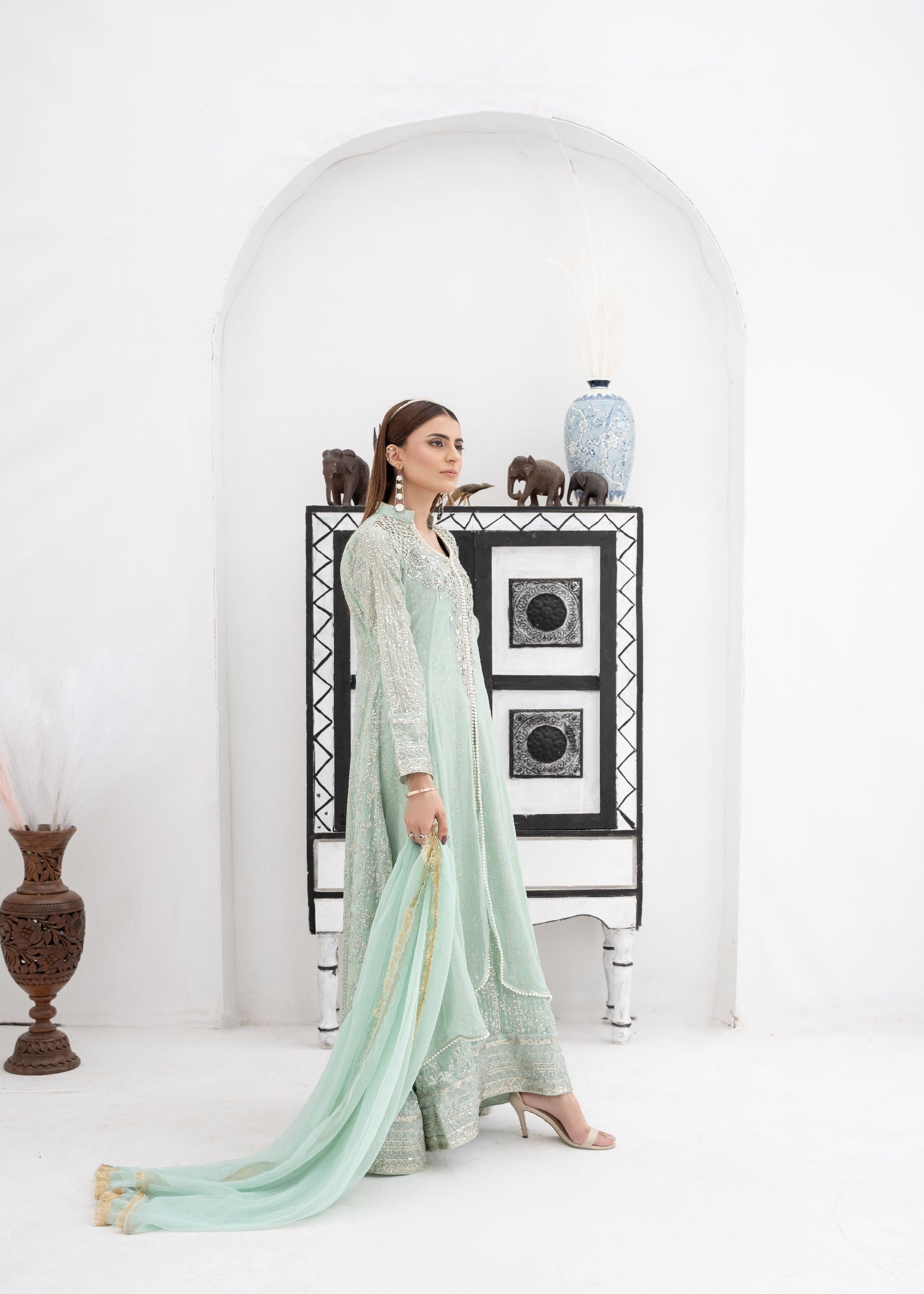 Manahils SW 04 Pastel Green Women 3pcs