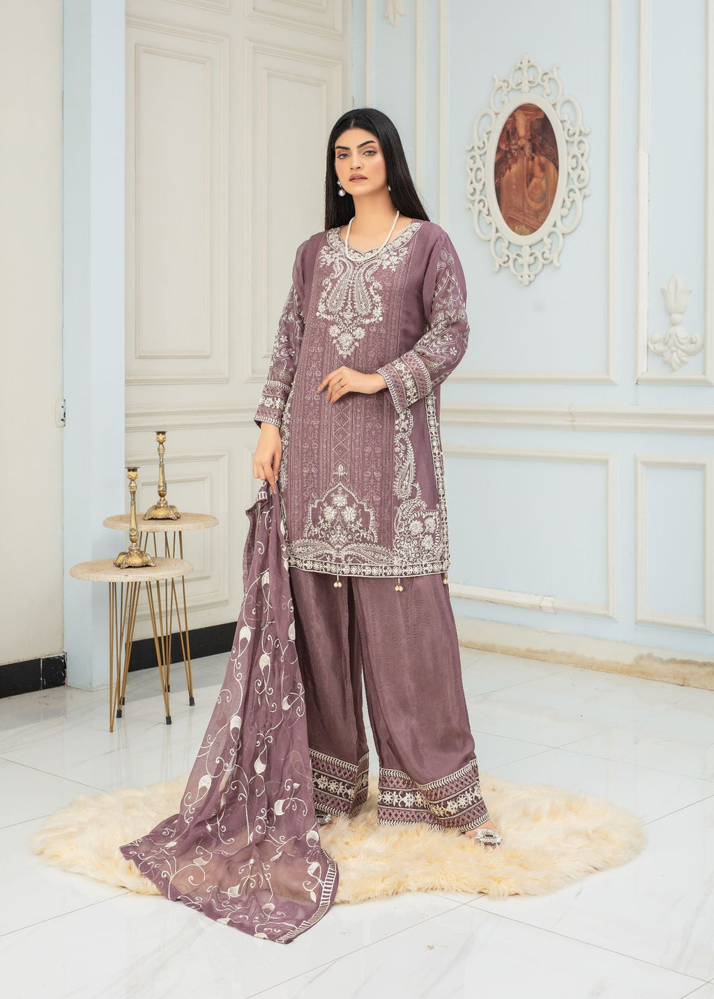 Pehnawa By Bin Akram’s MUAVE WHISPERS Women 3pcs