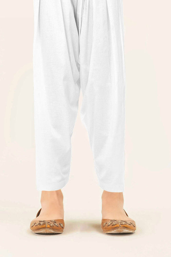 Khas FANCY TROUSER(Shalwar) BT 015 WHITE
