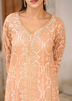Alsiyab Mannat Peach Women 3pcs