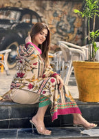 Tehzeeb Libas GUL BAHAAR DIGITAL CORD SET Women 2pcs