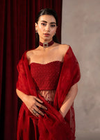 Khurshid Scarlet Women 3pcs