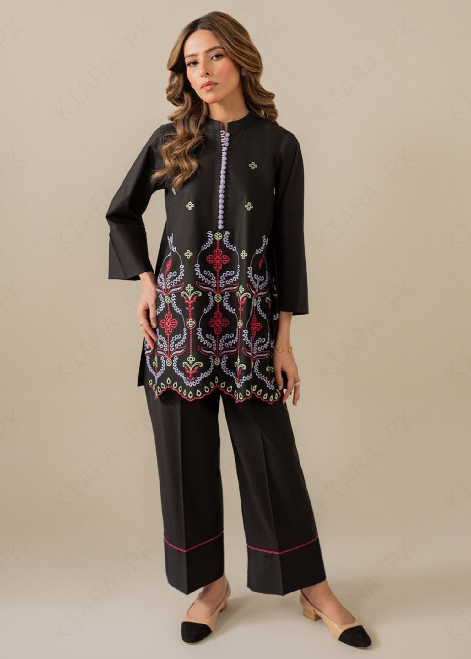 Kiara EMBER SLD05 25 Embroidered Set Women 2pcs