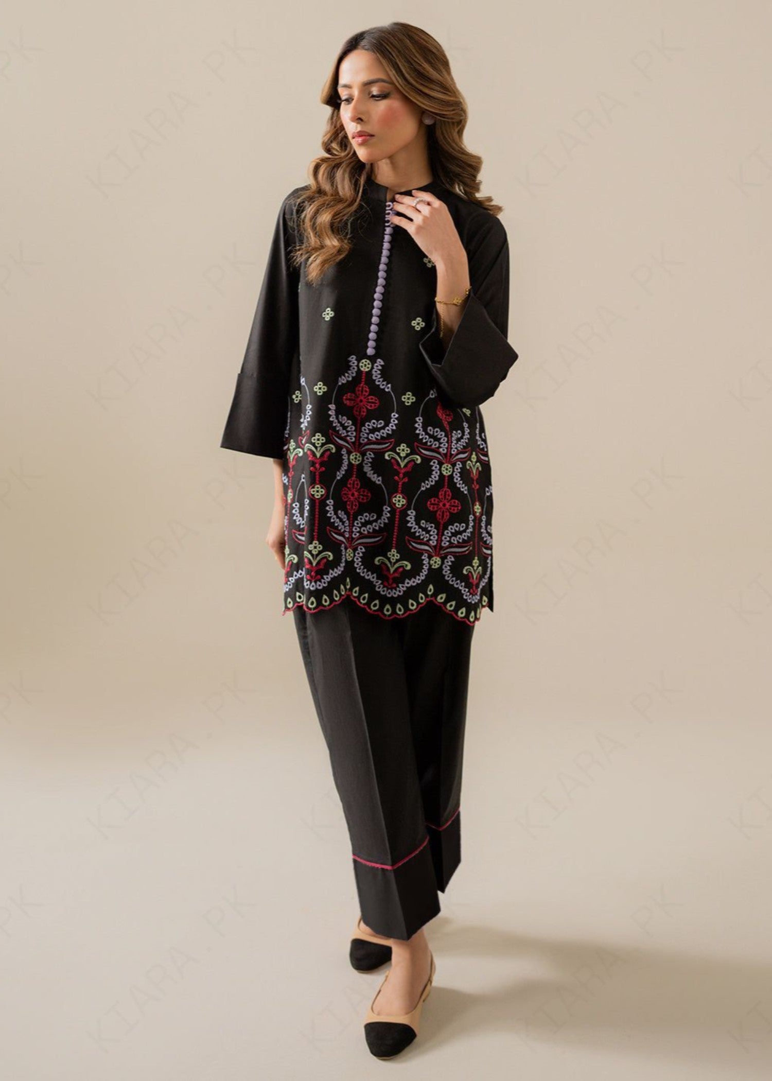 Kiara EMBER SLD05 25 Embroidered Set Women 2pcs