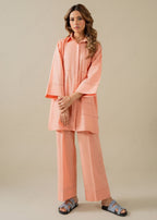 Kiara CORAL Embroidered Set Women 2pcs