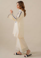 Kiara IVORY Embroidered Set Women 2pcs