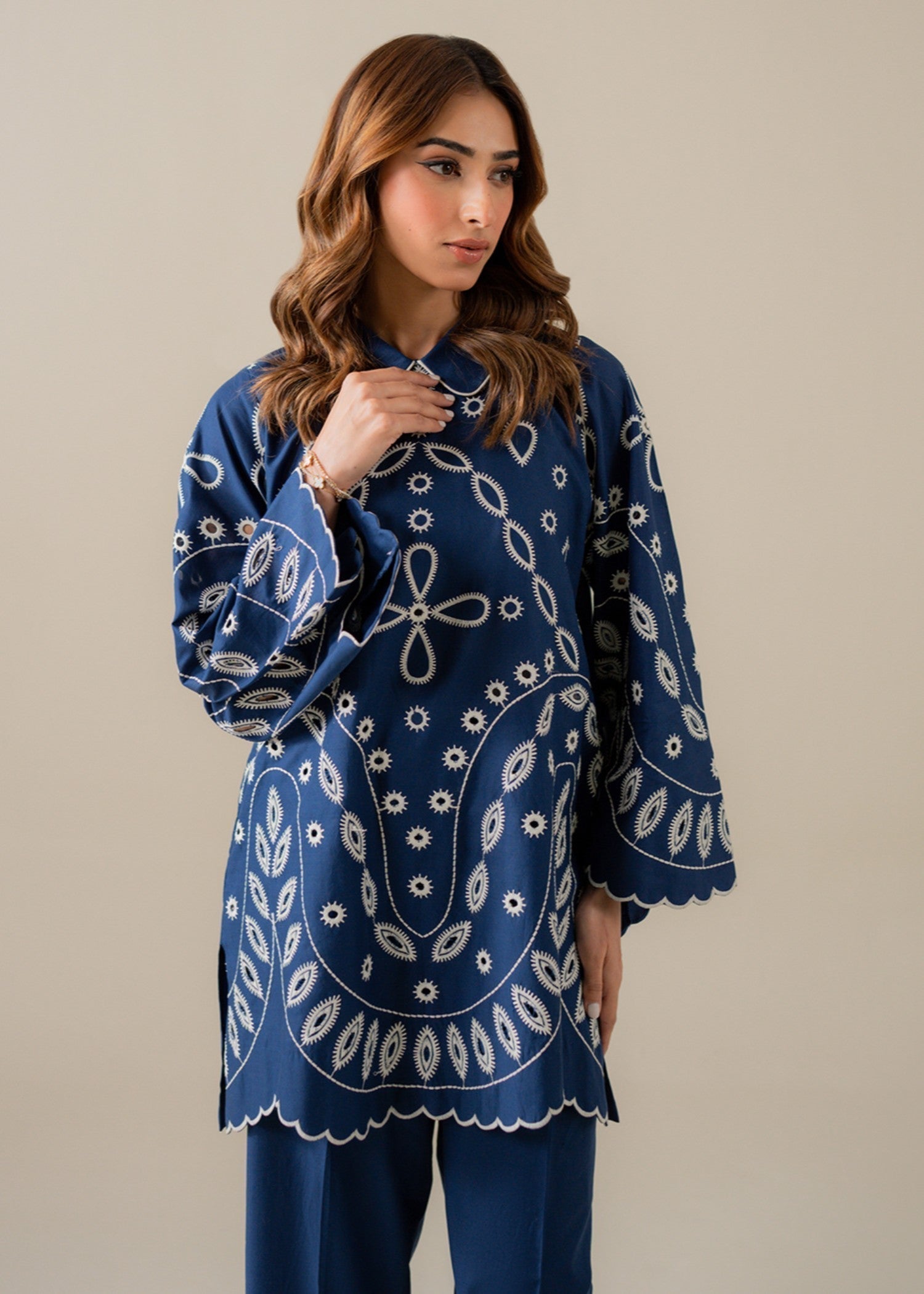 Kiara Indigo Pret Women 2pcs