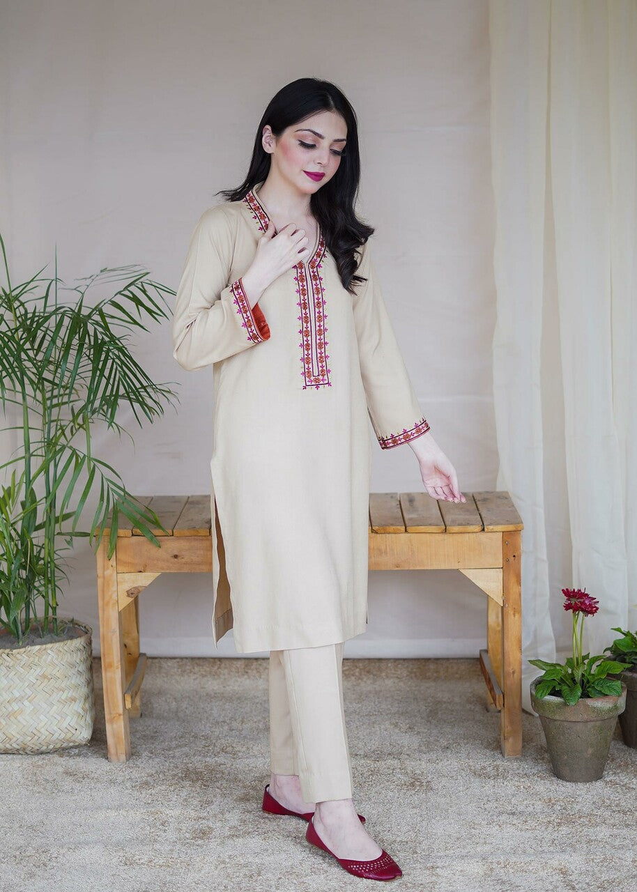 Aisling By Nirmal Buttermilk Women 2pcs