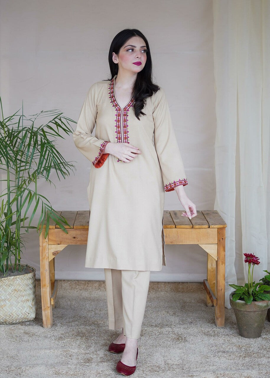 Aisling By Nirmal Buttermilk Women 2pcs