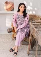 Ghonche Romanesque co ord set (lilac) Women 2pcs