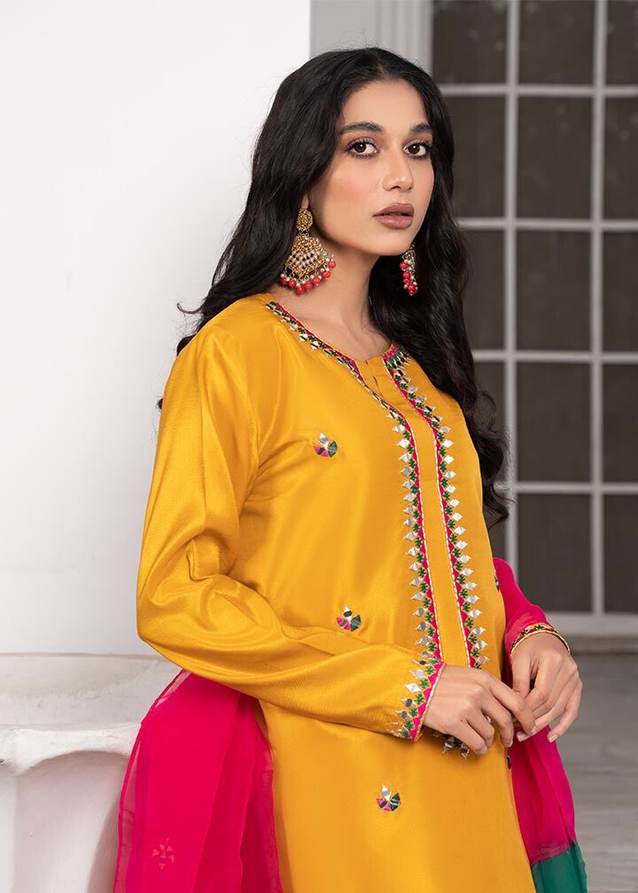 Laleen Saffron Women 3pcs